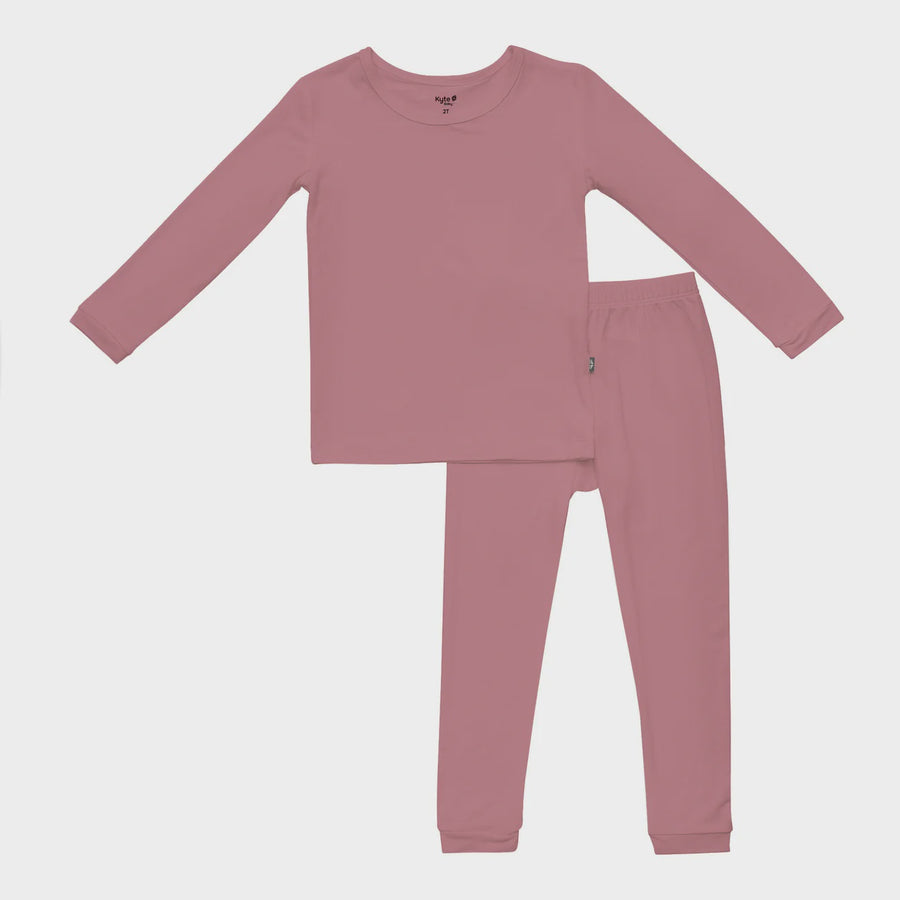 Kyte Baby - Long Sleeve Pajama Set - Dusty Rose