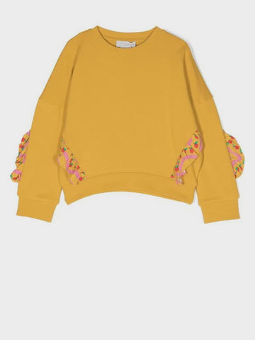 Stella McCartney - Sweatshirt with Apple Frills - Yellow