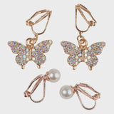 Great Pretenders - Boutique Butterfly Clip Earring Set