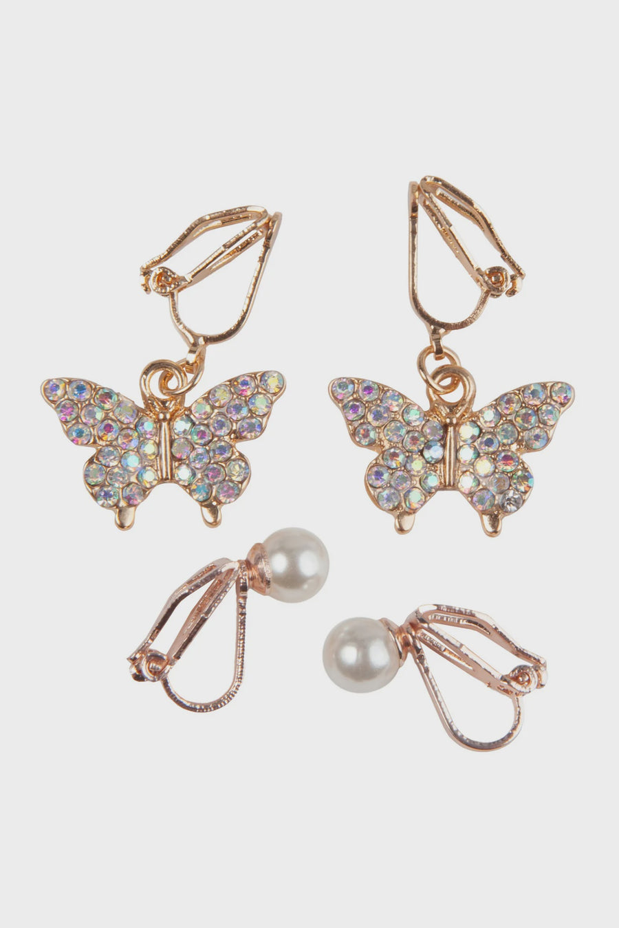 Great Pretenders - Boutique Butterfly Clip Earring Set