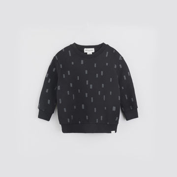 Miles the Label - Basics Sweatshirt - Block Print on Black