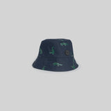 Miles the Label - Bucket Hat - Navy Croc Print