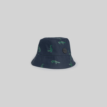 Miles the Label - Bucket Hat - Navy Croc Print