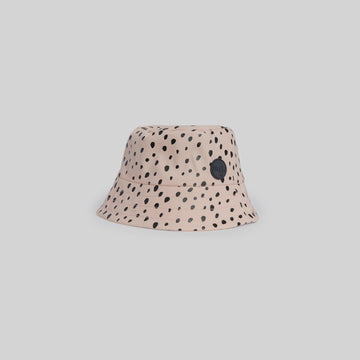 Miles the Label - Bucket Hat - Light Pink & Dalmatian Dot Print