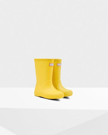 Hunter - Kids First Classic Rain Boots - Lightning Yellow