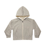 Rylee & Cru - Play Hooded Windbreaker - Grey Micro Check