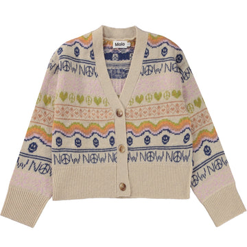 Molo - Gilly Knit Cardigan - Peace Now