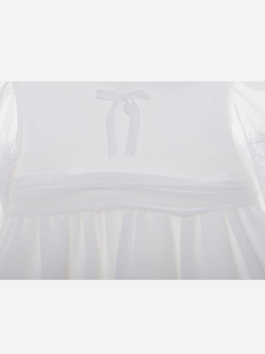 Patachou - White Chiffon Dress