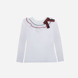Patachou -White Jersey Blouse