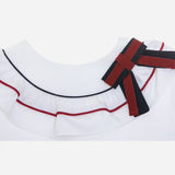 Patachou -White Jersey Blouse