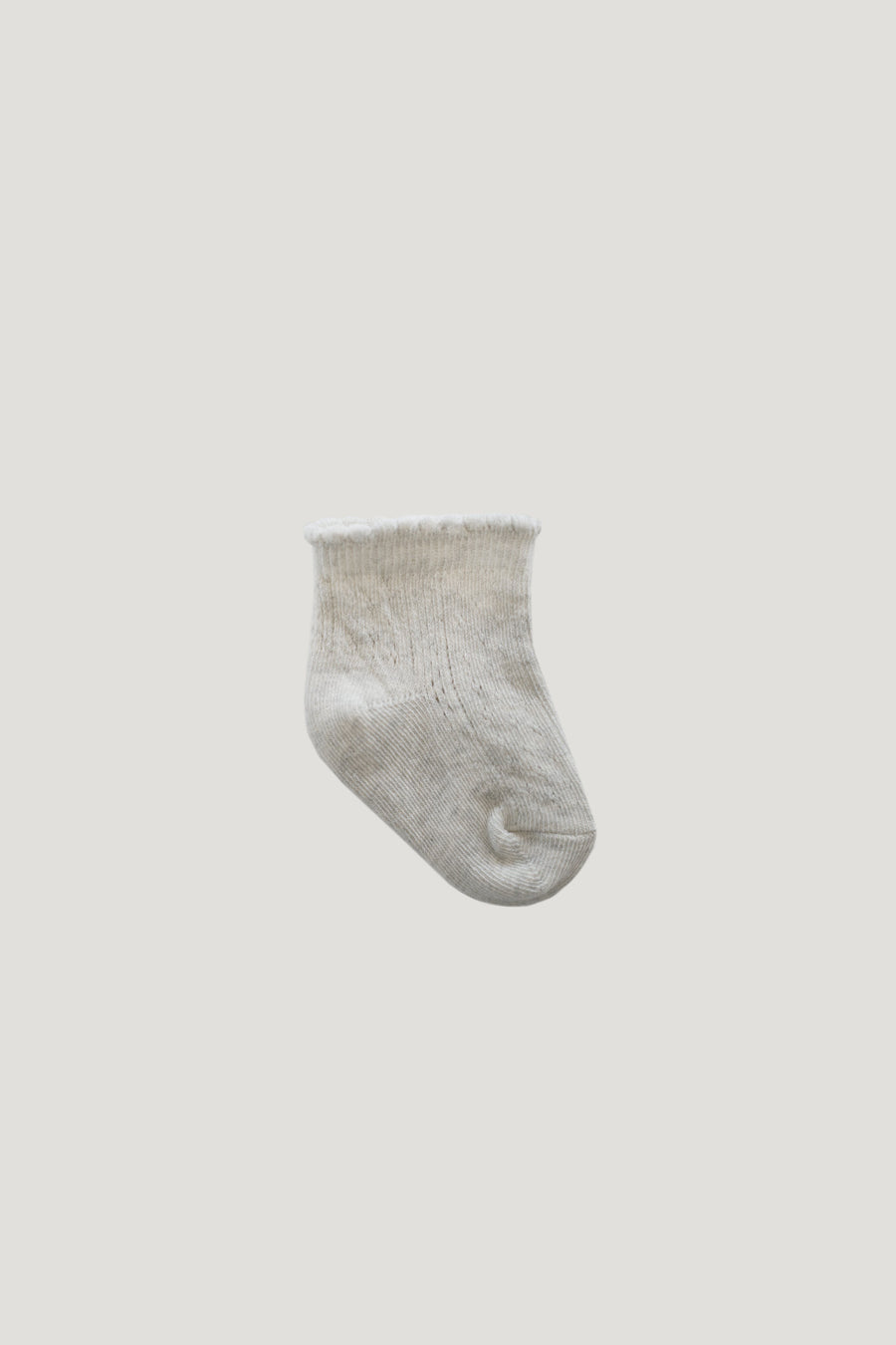 Jamie Kay - Lace Sock - Oatmeal Grey