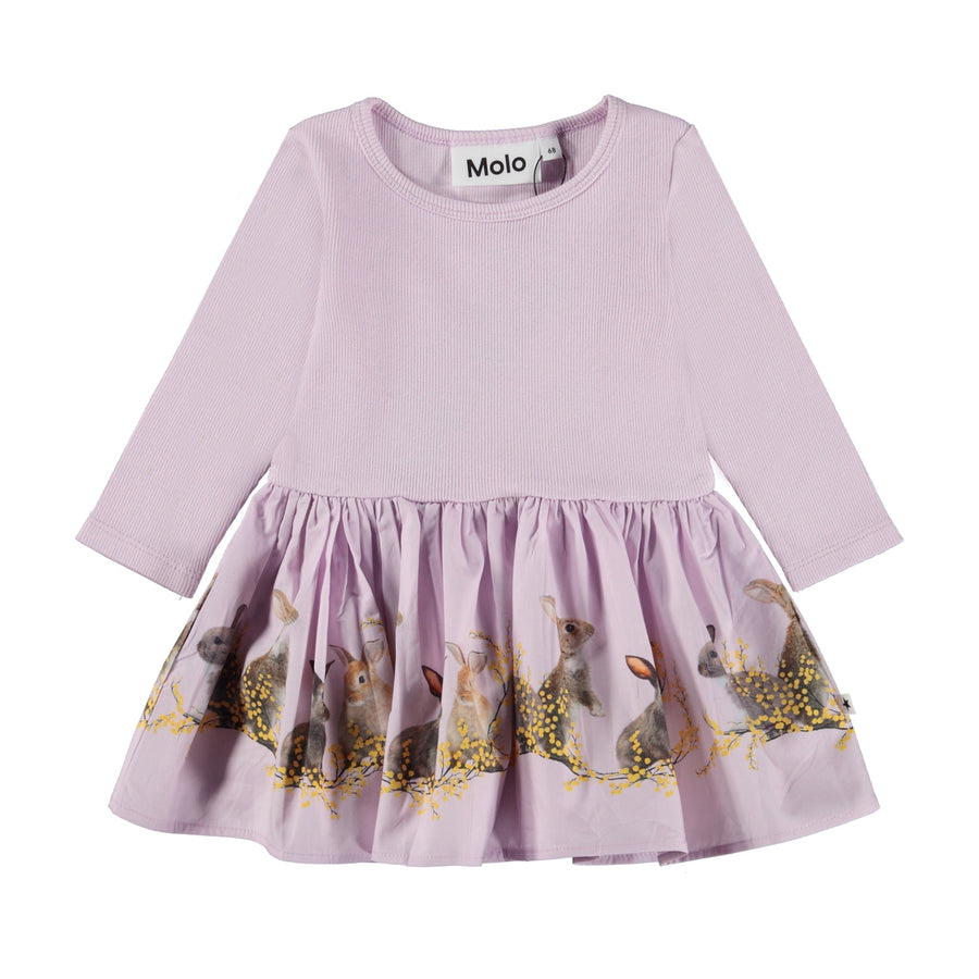 Molo - Candi Dress - Purple Bunnies