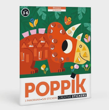 Poppik - Sticker Panorama Dinosaurs