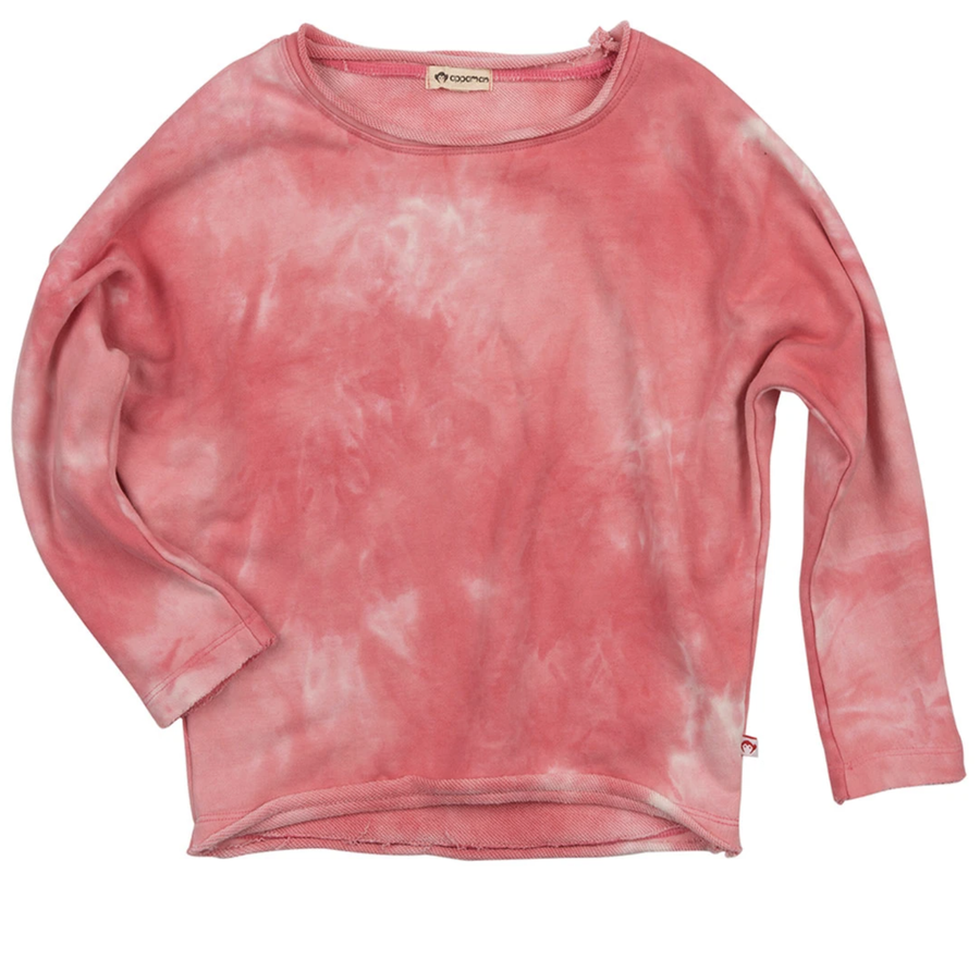 Appaman - Slouchy Sweatshirt - Pink Tie Dye