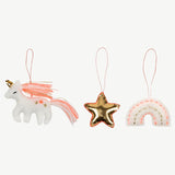 Meri Meri - Mini Unicorn Fabric Decorations