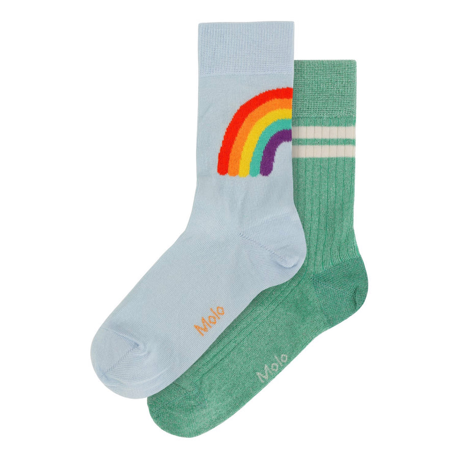 Molo - Nomi Socks 2 Pack - Chalk Green