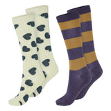 Molo - Norvina Socks - 2 Pack - Delicate Green