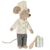 Maileg- Chef Mouse w/ Spoon & Pot
