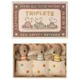 Maileg- Baby Mice Triplets in Matchbox