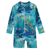 Molo - Neka Long Sleeve Swimsuit - Ocean Zones