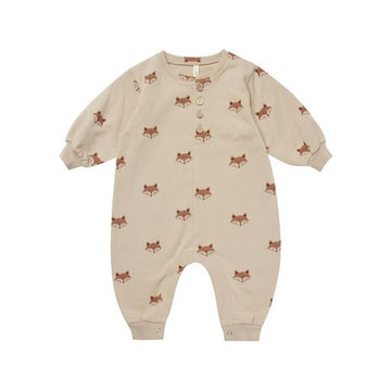 Quincy Mae - Relaxed Fleece Jumpsuit - Sand Fox