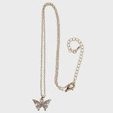 Great Pretenders - Boutique Butterfly Gem Necklace