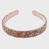 Great Pretenders - Gummy Glitter Headband - Rose Gold
