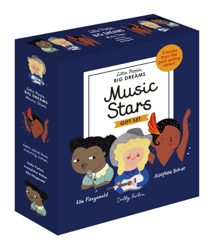 Little People, Big Dreams- Music Stars 3 Book Set