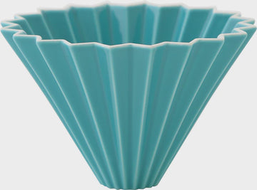 Origami - Medium Dripper & Holder - Turquoise