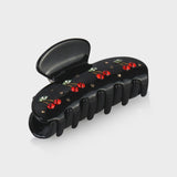 Lim Lim - Luxe Cherry Resin Clip - Black