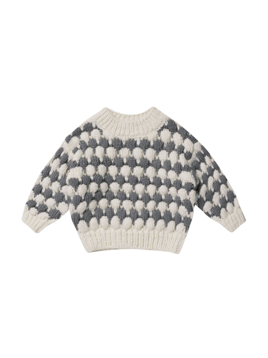 Rylee & Cru - Relaxed Knit Sweater - Slate Stripe