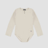 Souris Mini - Henley Collar Bodysuit - Cream