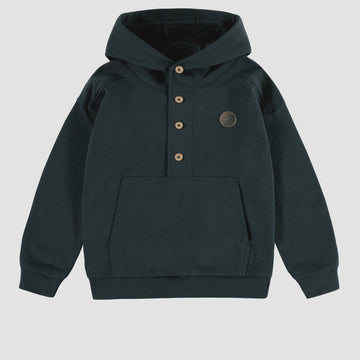 Souris Mini - Child French Terry Hoodie - Navy