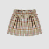 Souris Mini - Checkered Skirt - Sage/Pink