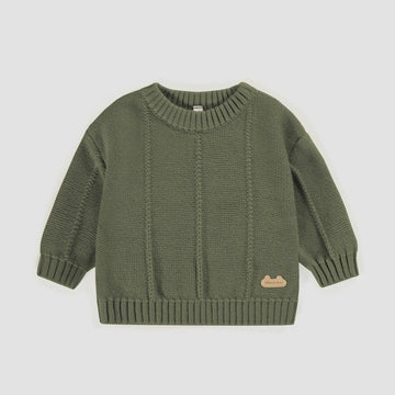 Souris Mini - Knitted Sweater - Green