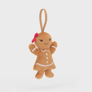 Jellycat - Festive Folly Gingerbread Ruby - Ornament
