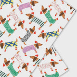 Carolyn Suzuki Goods - Sausage Doggies - Set of 3 Wrapping Sheets