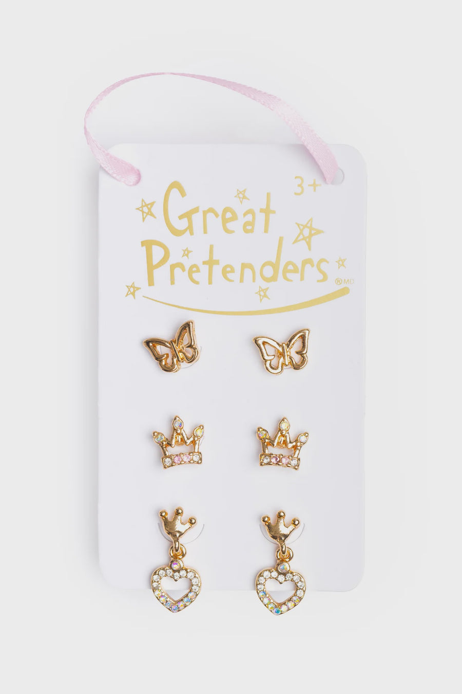 Great Pretenders - Boutique  Royal Crown Stud Earring Set