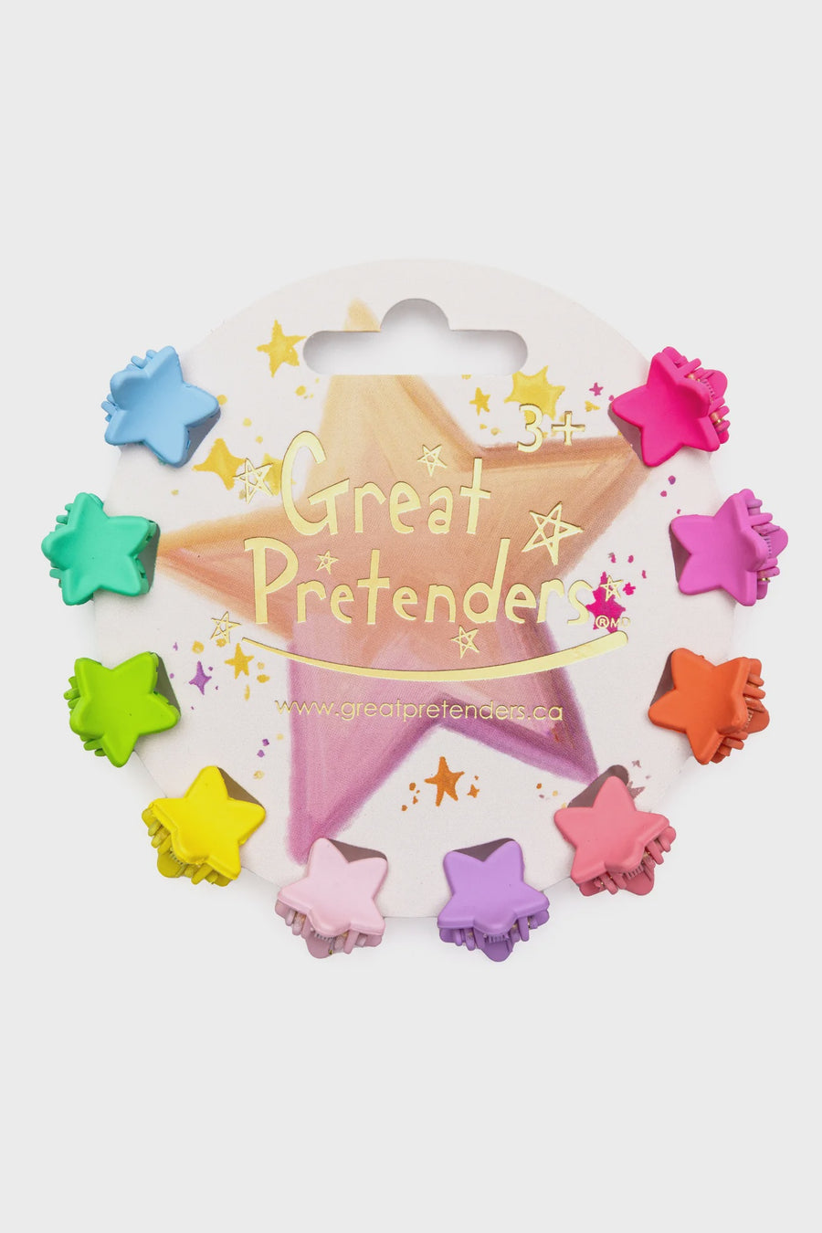Great Pretenders - Rainbow Star Mini Hair Clips
