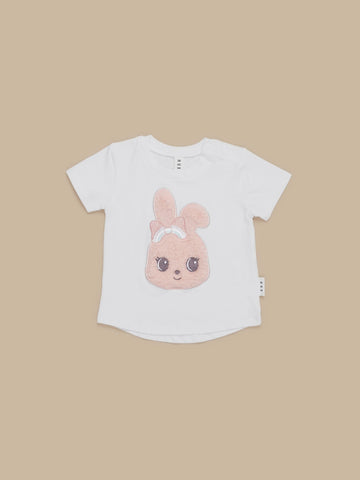 Hux - Fur Bunny T-Shirt - White