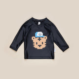 Hux Baby- Digi Tiger Rashguard- Black