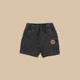 Hux - Slouch Shorts - Vintage Black