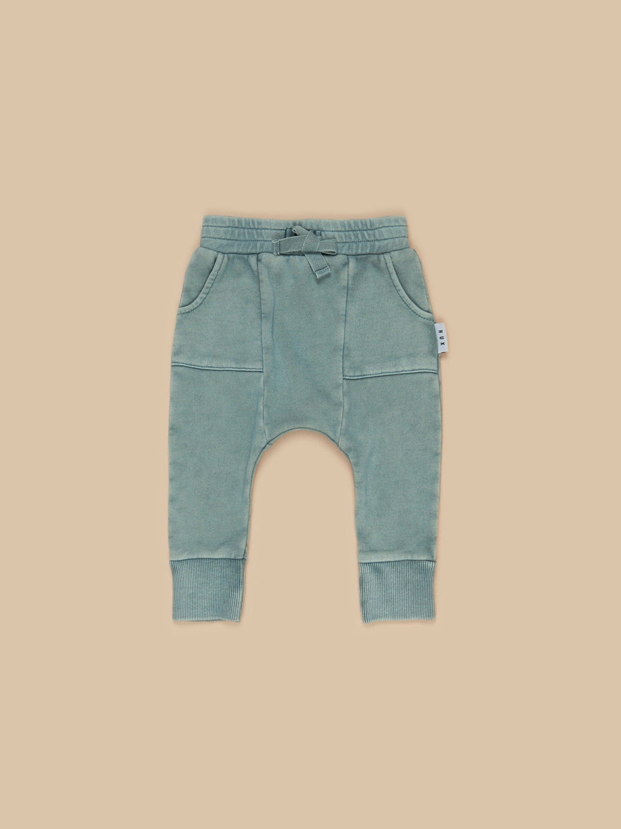 Hux - Pocket Drop Crotch Pant - Vintage Slate