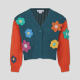 Stella McCartney - 3D Flower Cardigan - Red