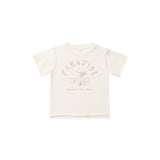 Rylee & Cru - Raw Edge Tee - Ivory Paradise