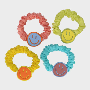 Lim Lim - Smiley Neon Coin Scrunchies