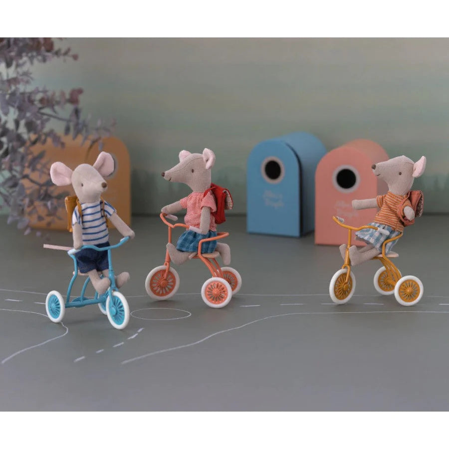 Maileg - Abri a Tricycle - Coral