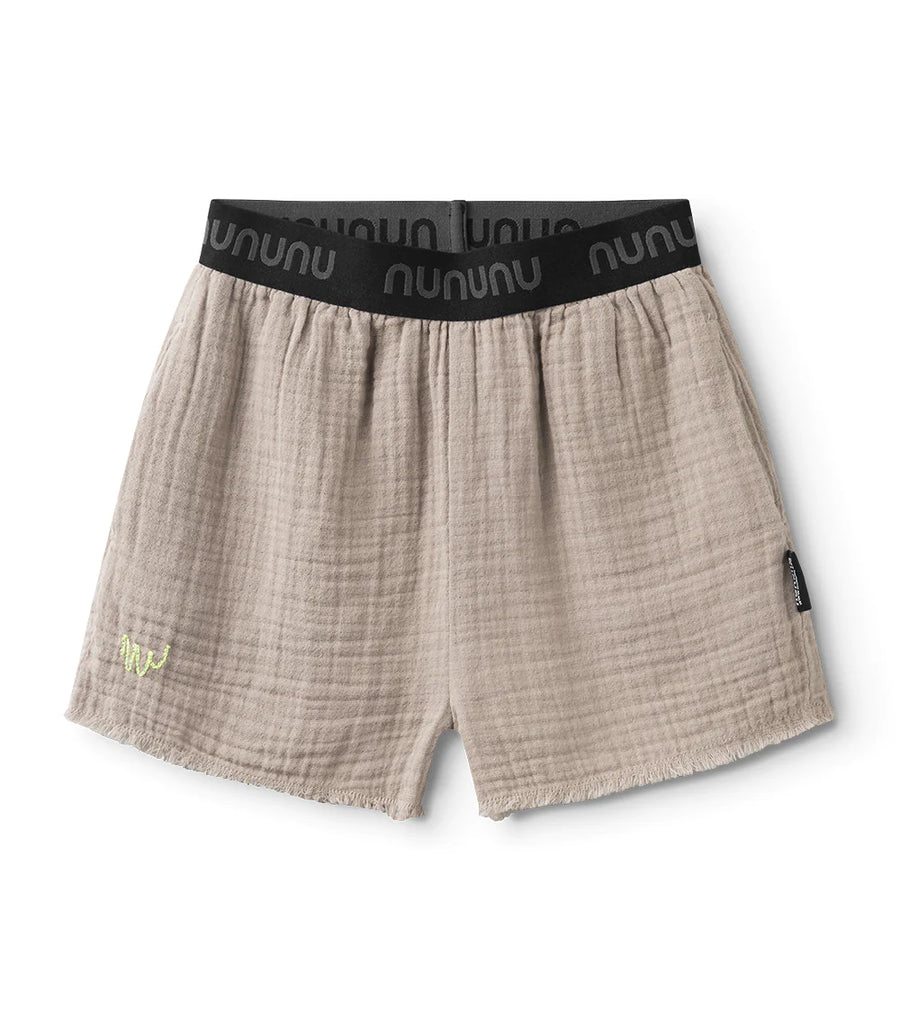 Nununu - Muslin Shorts - Stone