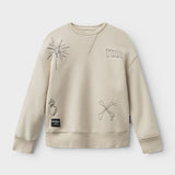 Nununu - All Inked Heavy Weight Sweatshirt - Smokey Natural