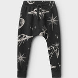 Nununu - All Inked Baggy Pants - Black